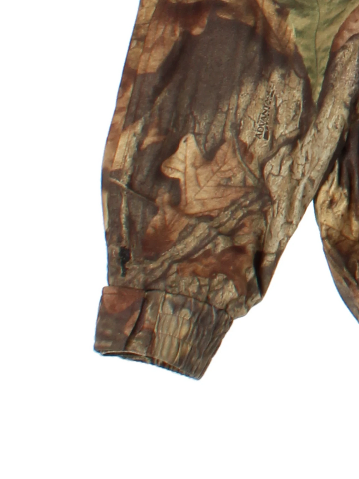 Treebark Camo Green Windbreaker Jacket (Size XL)