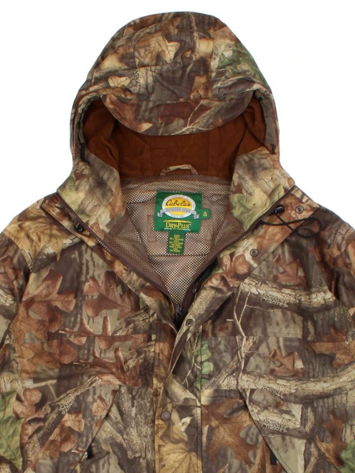Treebark Camo Green Windbreaker Jacket (Size XL)