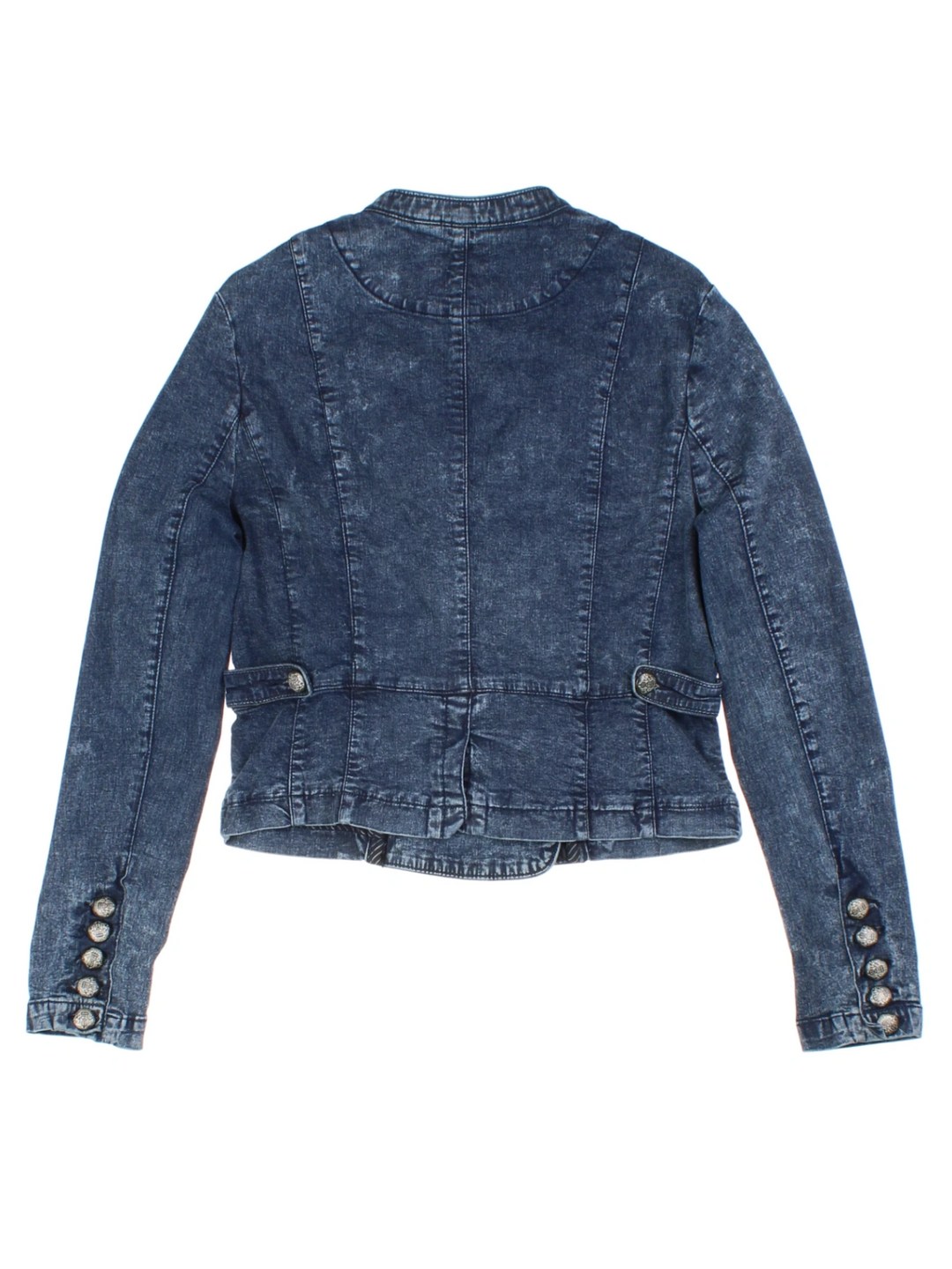 Y2K Military Denim Jacket (Size M)