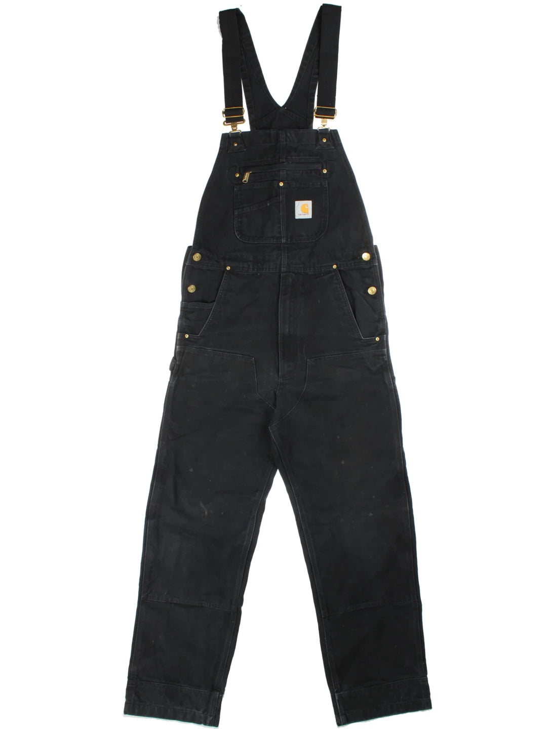 Carhartt Canvas Black Dungarees (Size S)