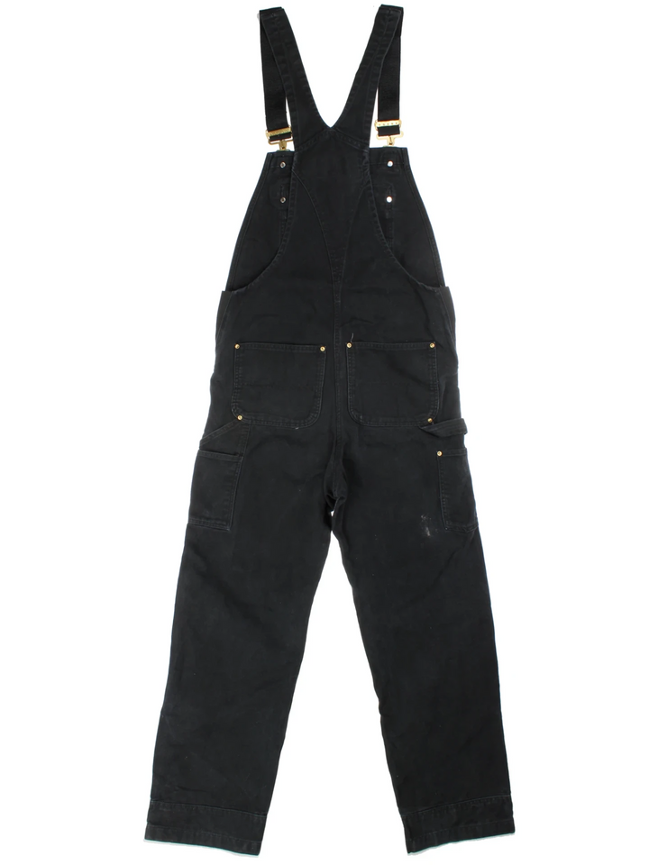 Carhartt Canvas Black Dungarees (Size S)