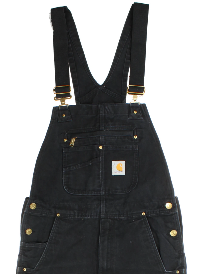 Carhartt Canvas Black Dungarees (Size S)