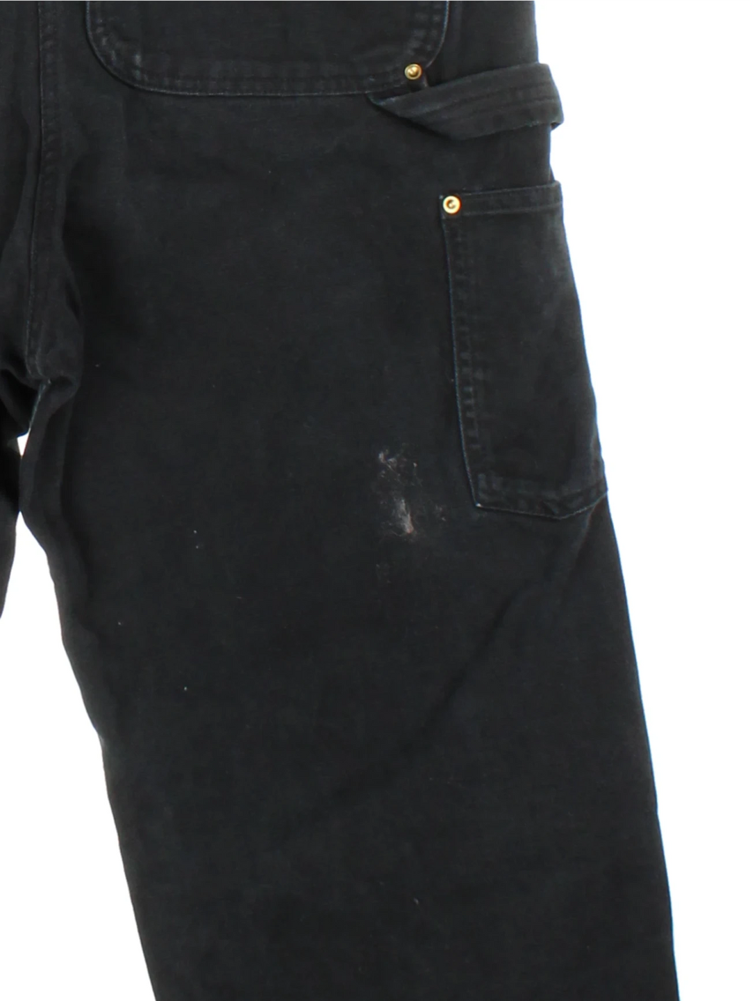 Carhartt Canvas Black Dungarees (Size S)