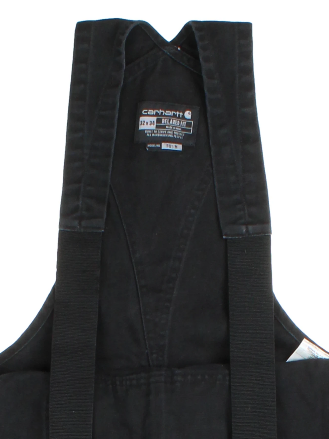 Carhartt Canvas Black Dungarees (Size S)