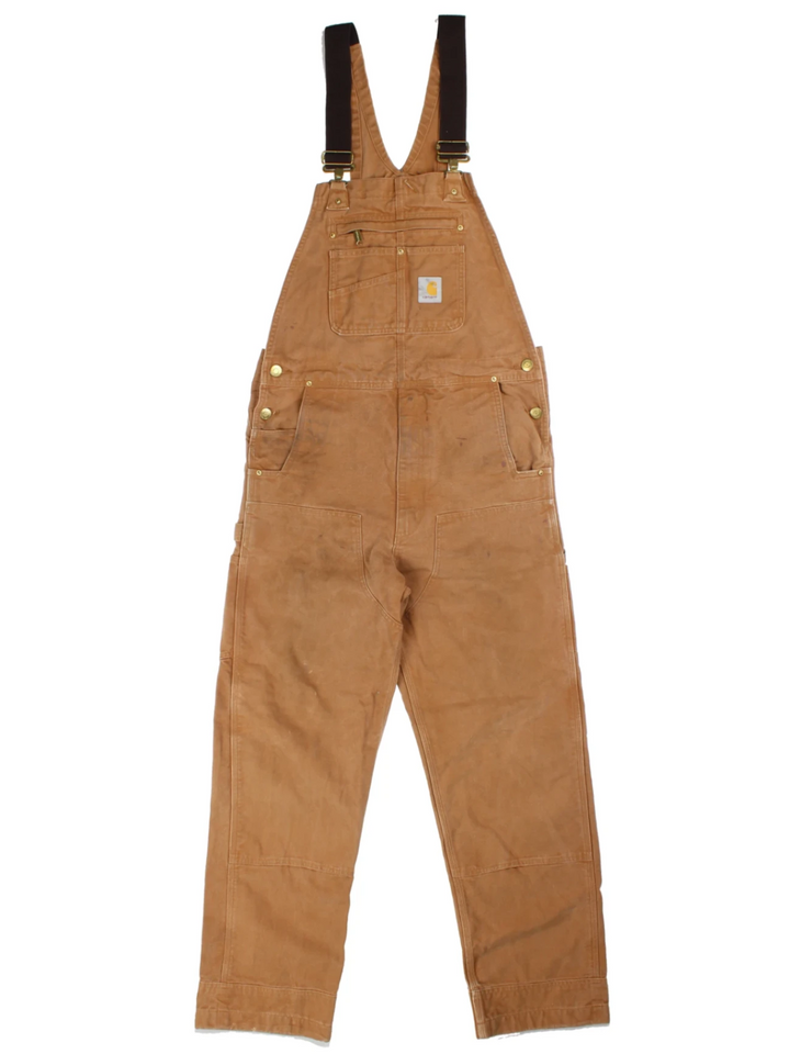 Carhartt Tan Canvas Dungarees (Size S)