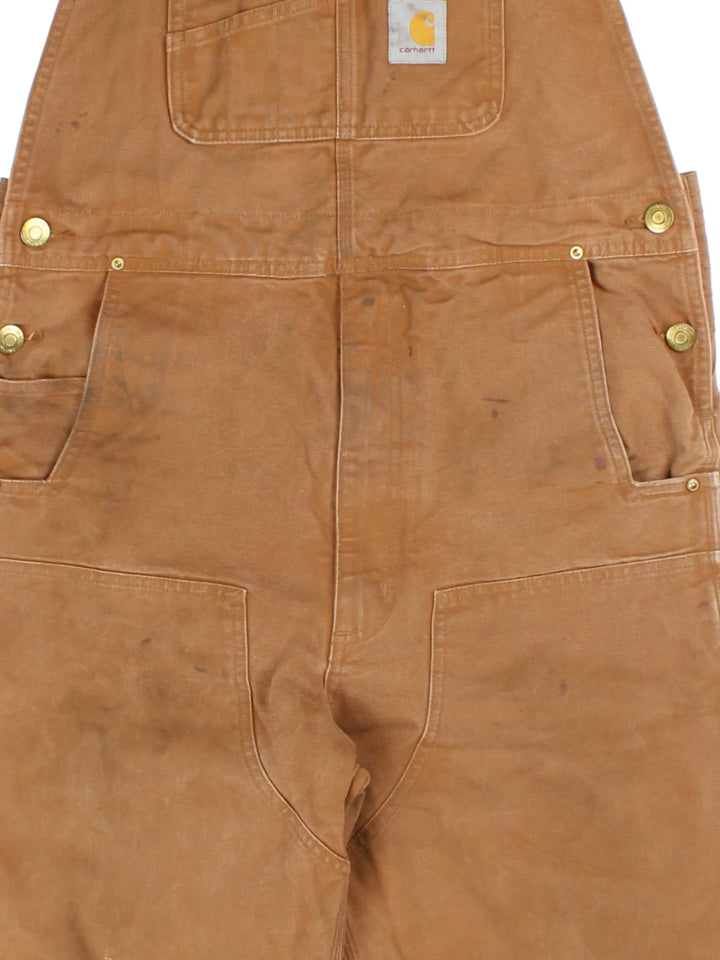 Carhartt Tan Canvas Dungarees (Size S)