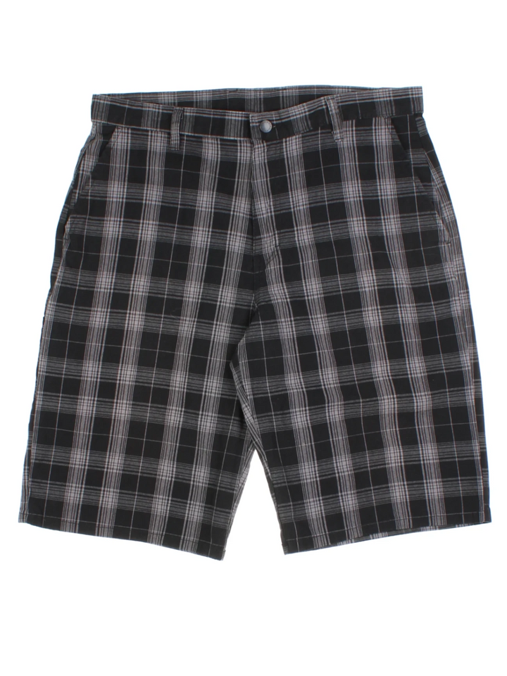 Dickies Black Plaid Shorts (Size XL)