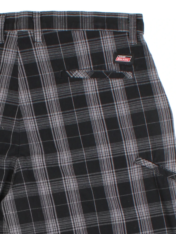 Dickies Black Plaid Shorts (Size XL)