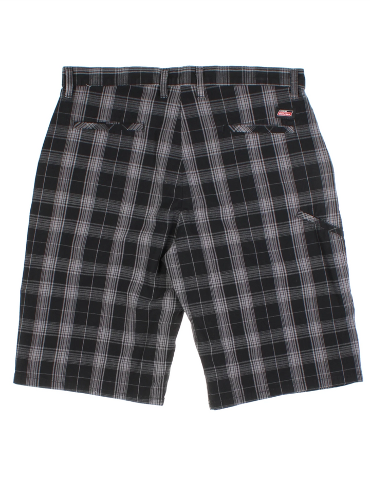 Dickies Black Plaid Shorts (Size XL)