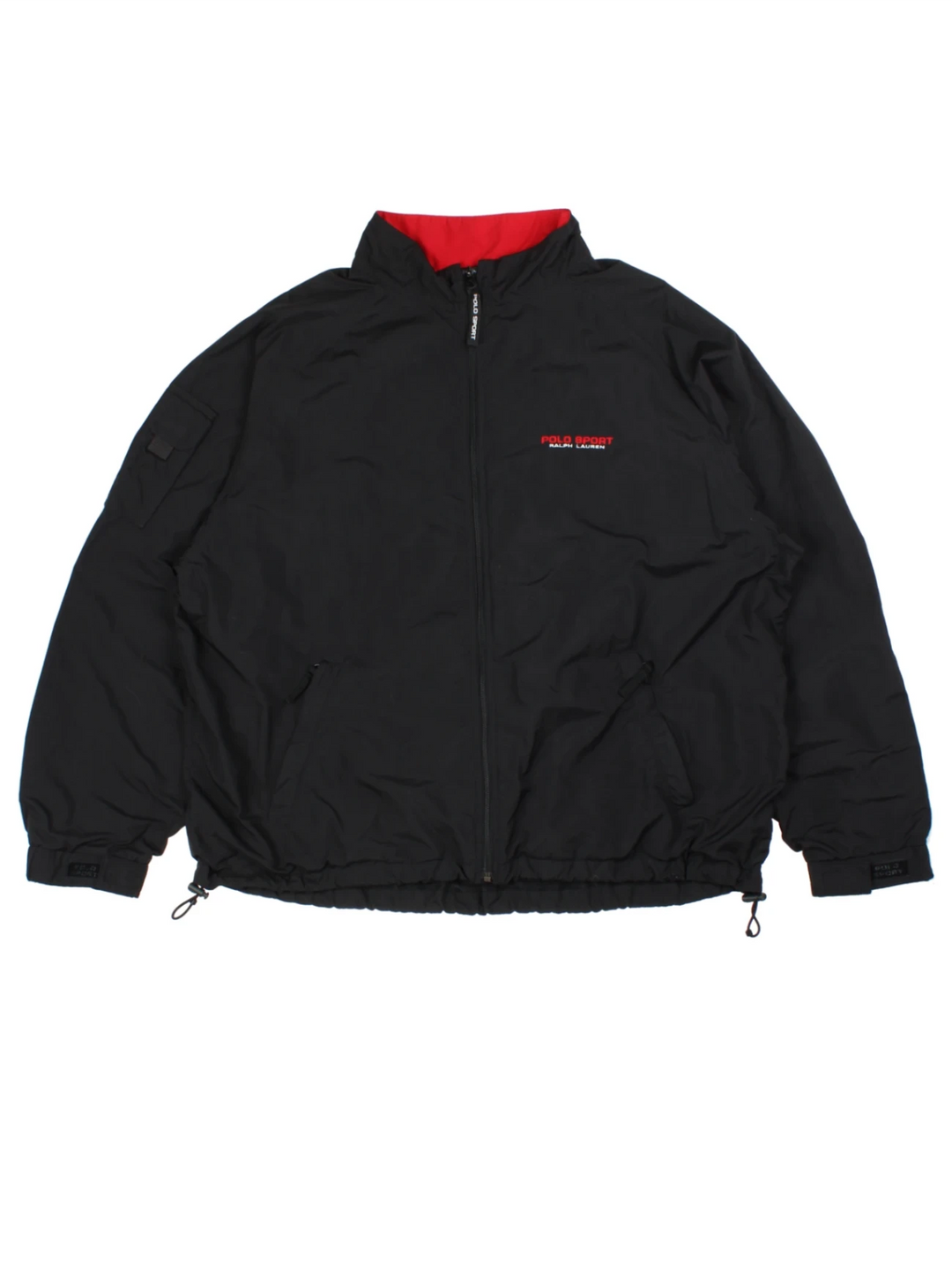 Ralph Lauren Black Bomber Jacket (Size XXXL)