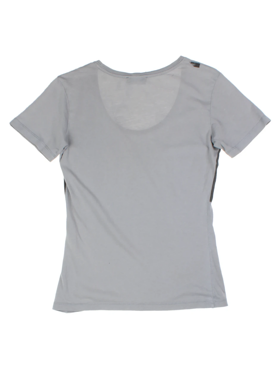 Y2K Diesel Grey Graphic Print T-Shirt (Size S)