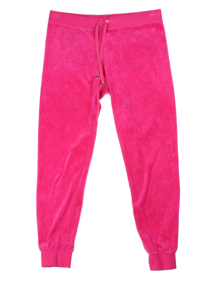 Juicy Couture Pink Velour Tracksuit Bottoms (Size M)