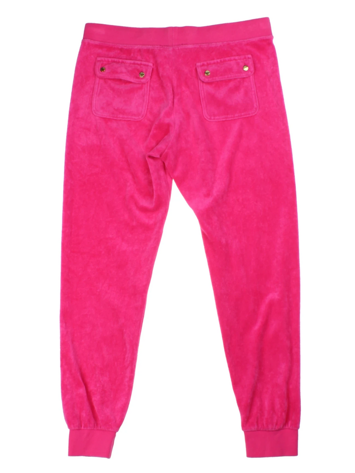 Juicy Couture Pink Velour Tracksuit Bottoms (Size M)