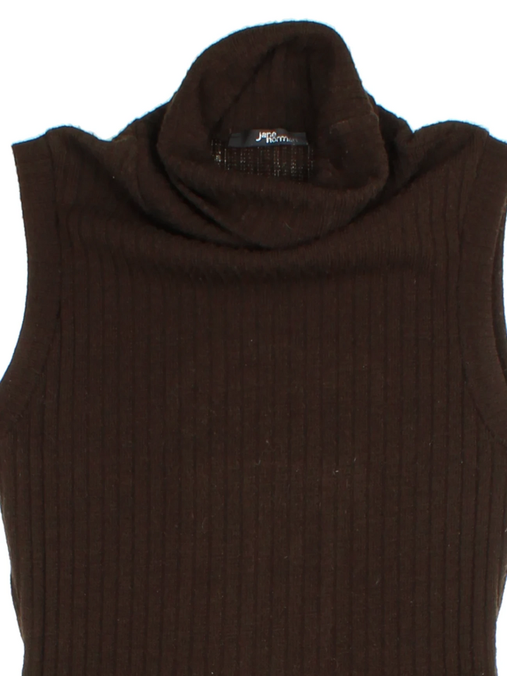 Y2K Jane Norman Knit Turtleneck Mini Dress (Size M)