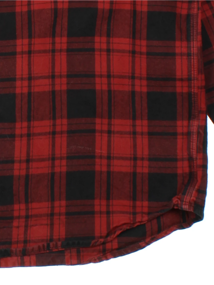 Carhartt Red Plaid Flannel Shirt (Size L)