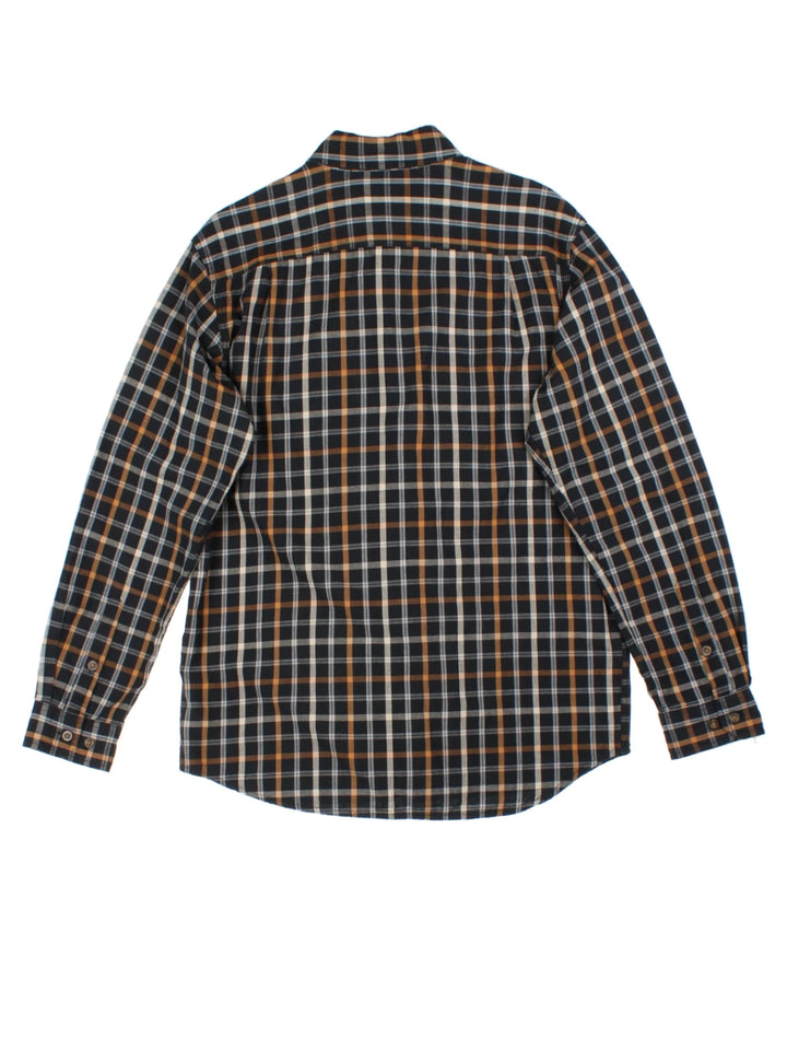 Carhartt Black Plaid Shirt (Size M)