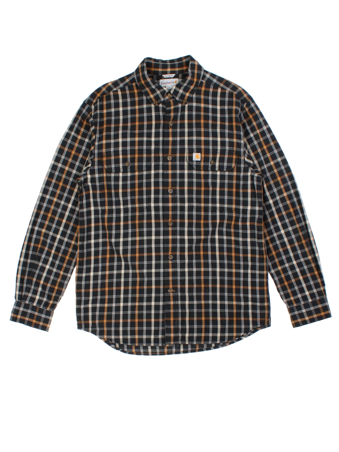 Carhartt Black Plaid Shirt (Size M)