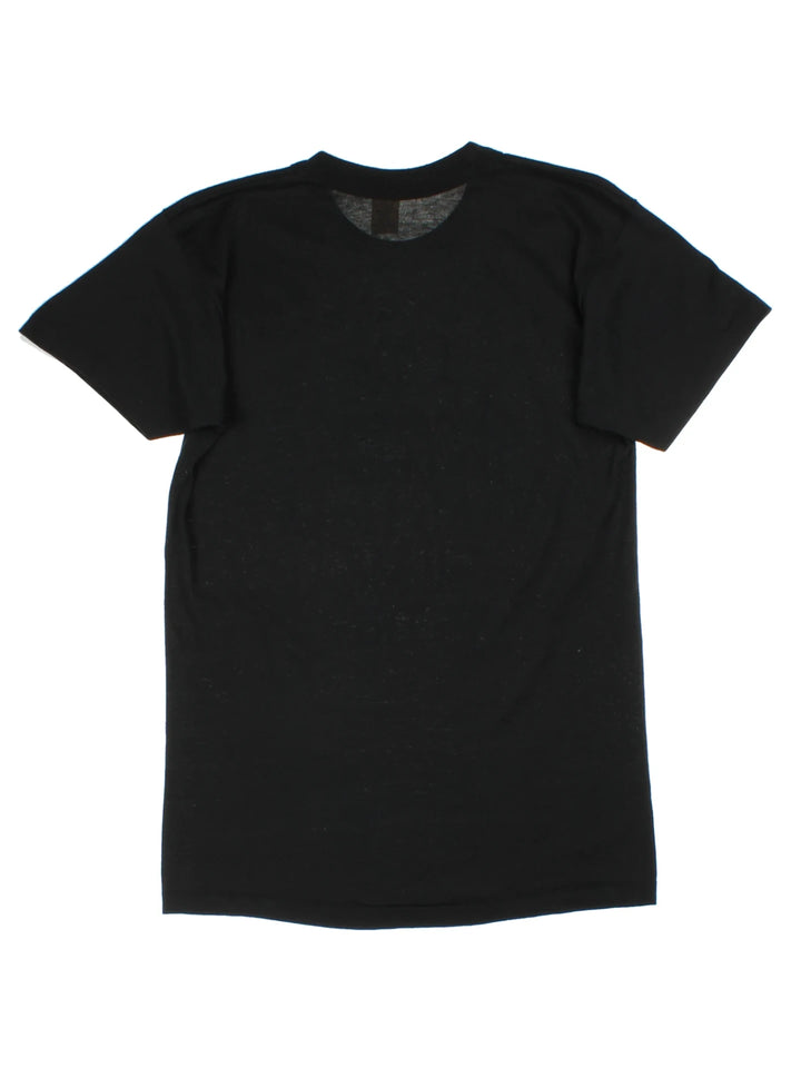 I Do Whatever The Voices In My Head Black Graphic T-Shirt (Size S)