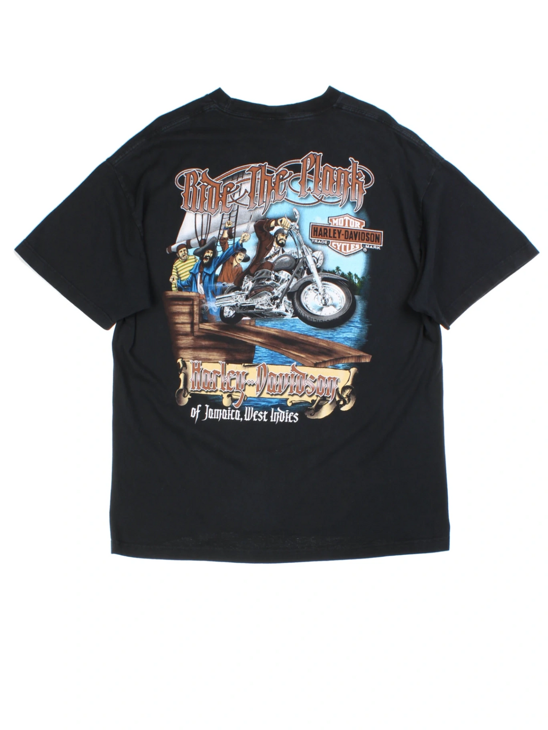 Harley-Davidson Black Graphic T-Shirt (Size XL)