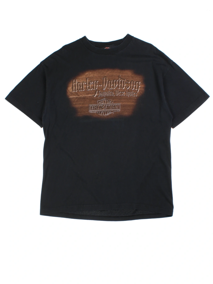 Harley-Davidson Black Graphic T-Shirt (Size XL)