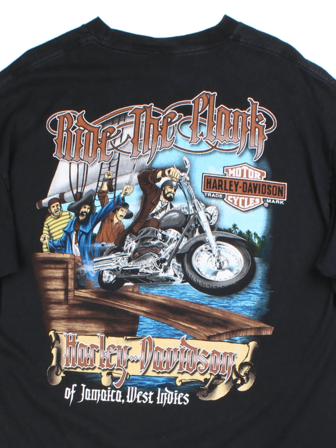 Harley-Davidson Black Graphic T-Shirt (Size XL)