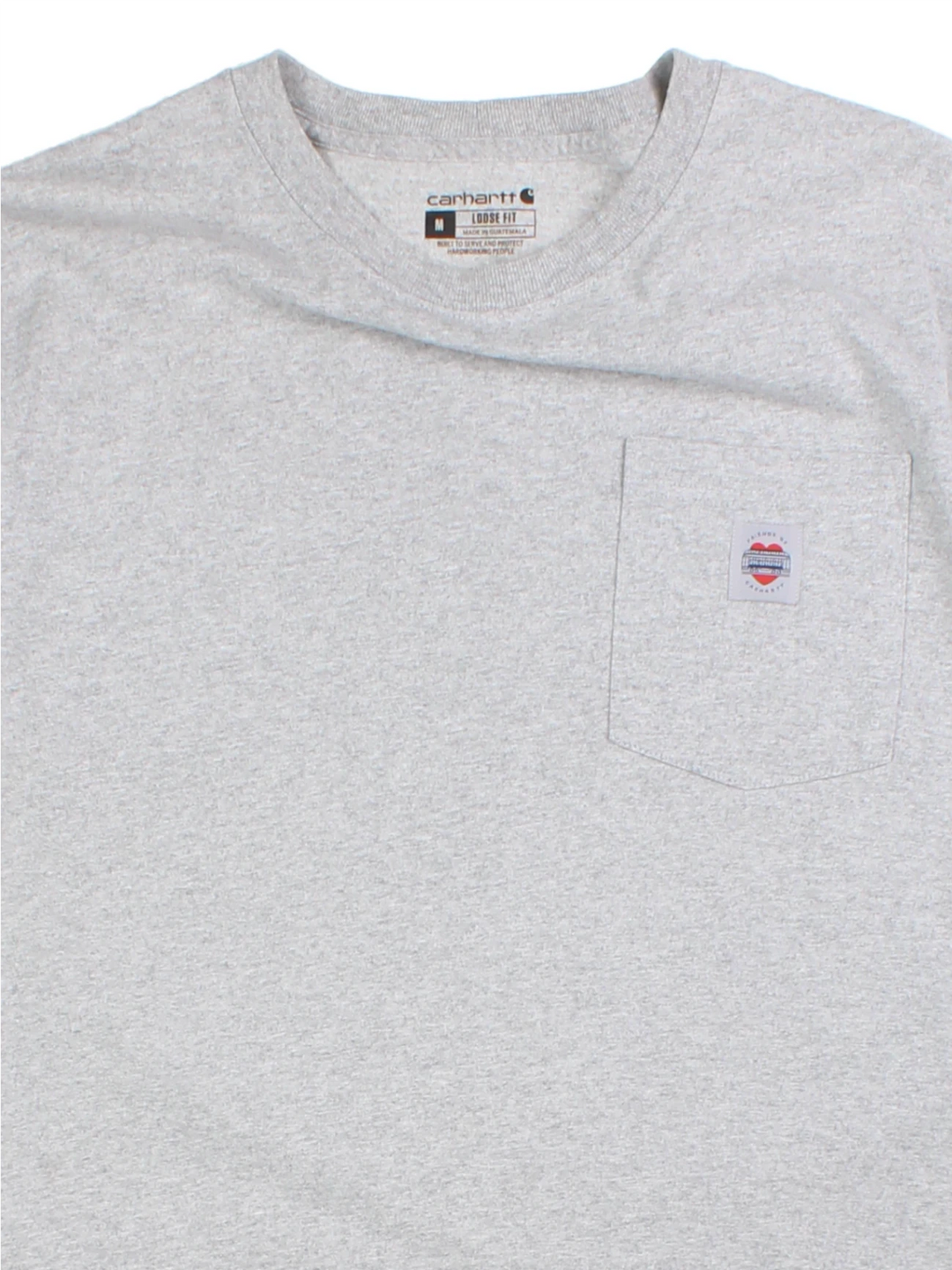 Carhartt Grey Graphic Pocket T-Shirt (Size L)