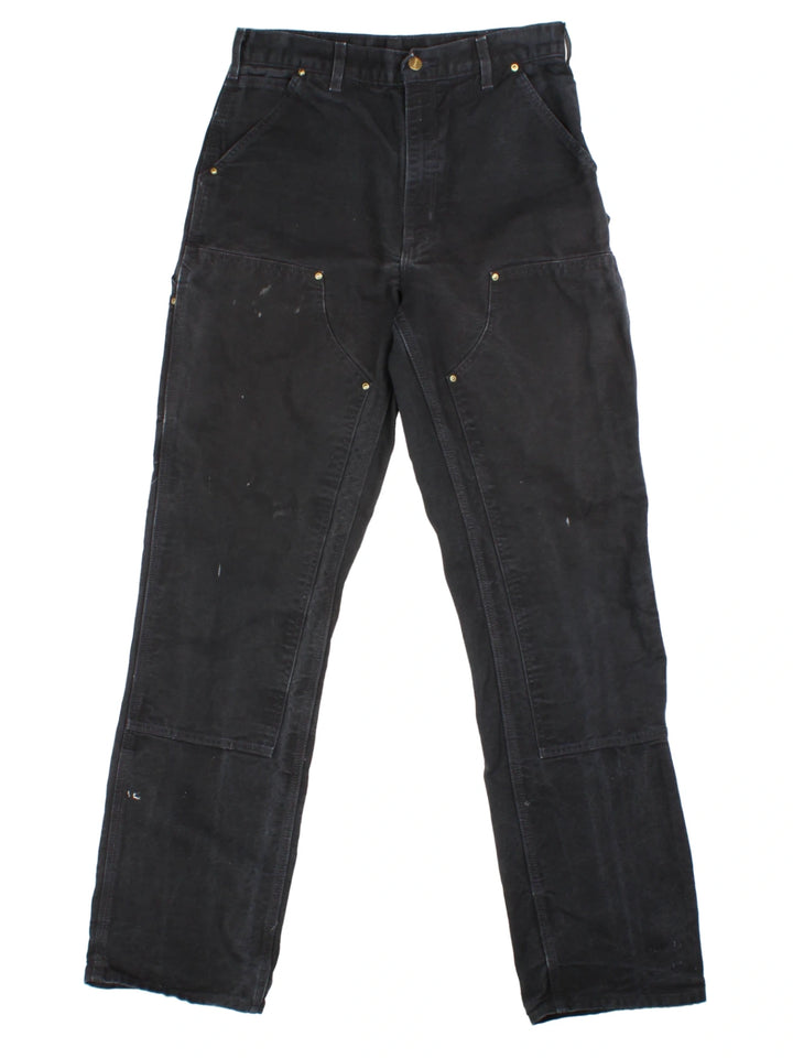 Carhartt Black Double Knee Trousers (Size M)