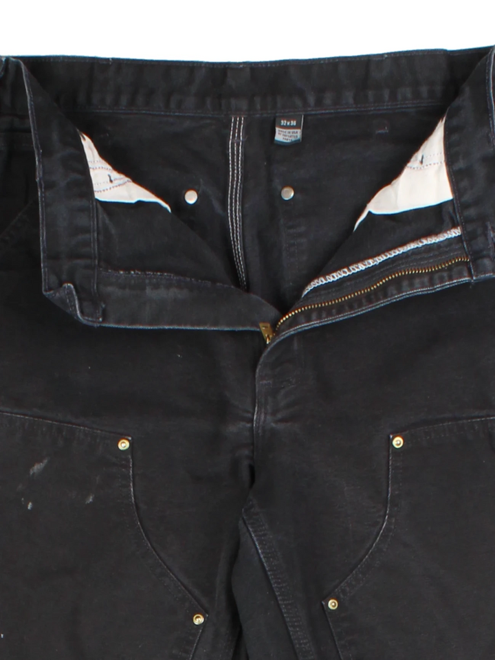 Carhartt Black Double Knee Trousers (Size M)