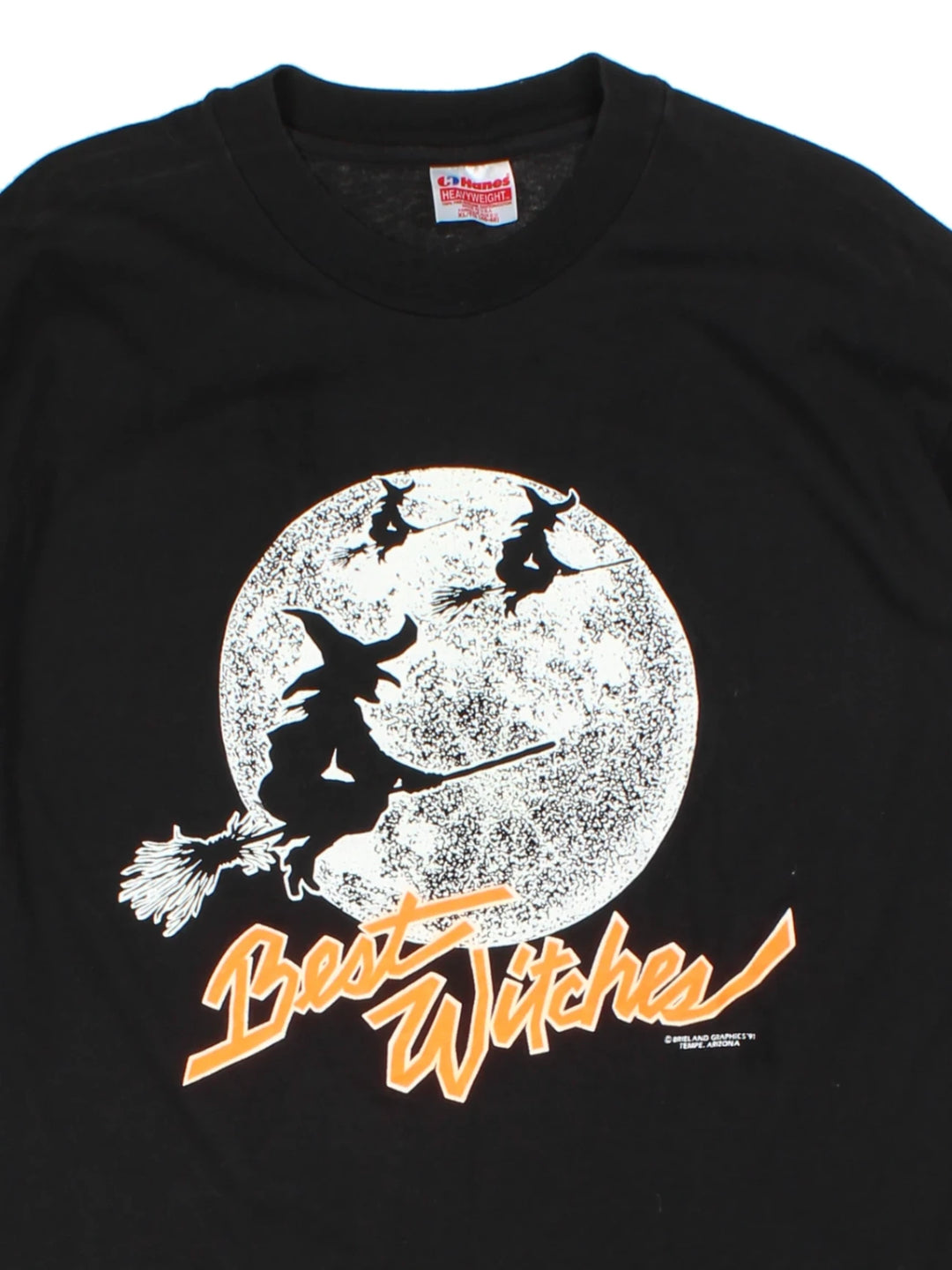 90s Best Witches Black Graphic T-Shirt (Size L)