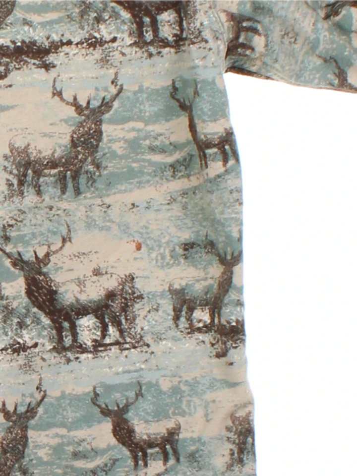 Cabela's Brown Deer Print Shirt (Size L)
