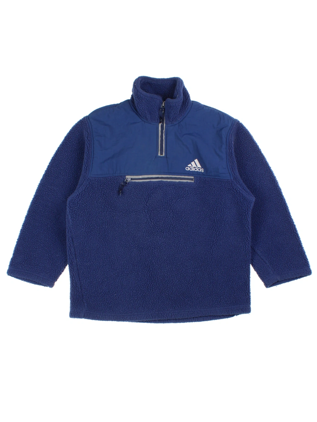 00s Adidas Blue Quarter Zip Fleece (Size M)