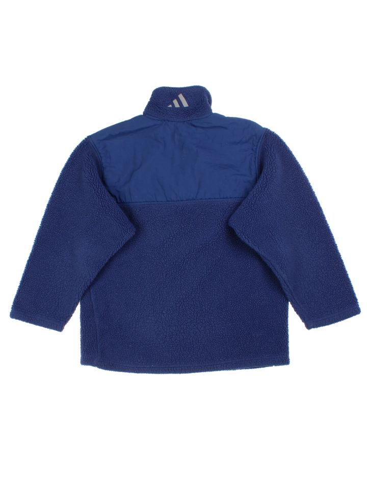 00s Adidas Blue Quarter Zip Fleece (Size M)