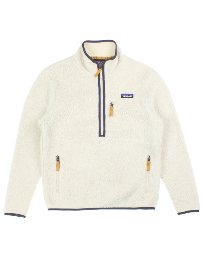Patagonia White Quarter Zip Fleece (Size M)