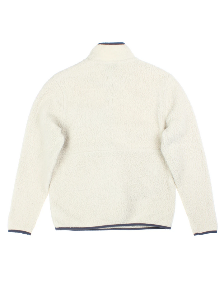 Patagonia White Quarter Zip Fleece (Size M)