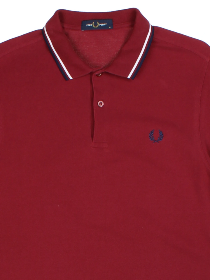 Fred Perry Red Polo Shirt (Size S)