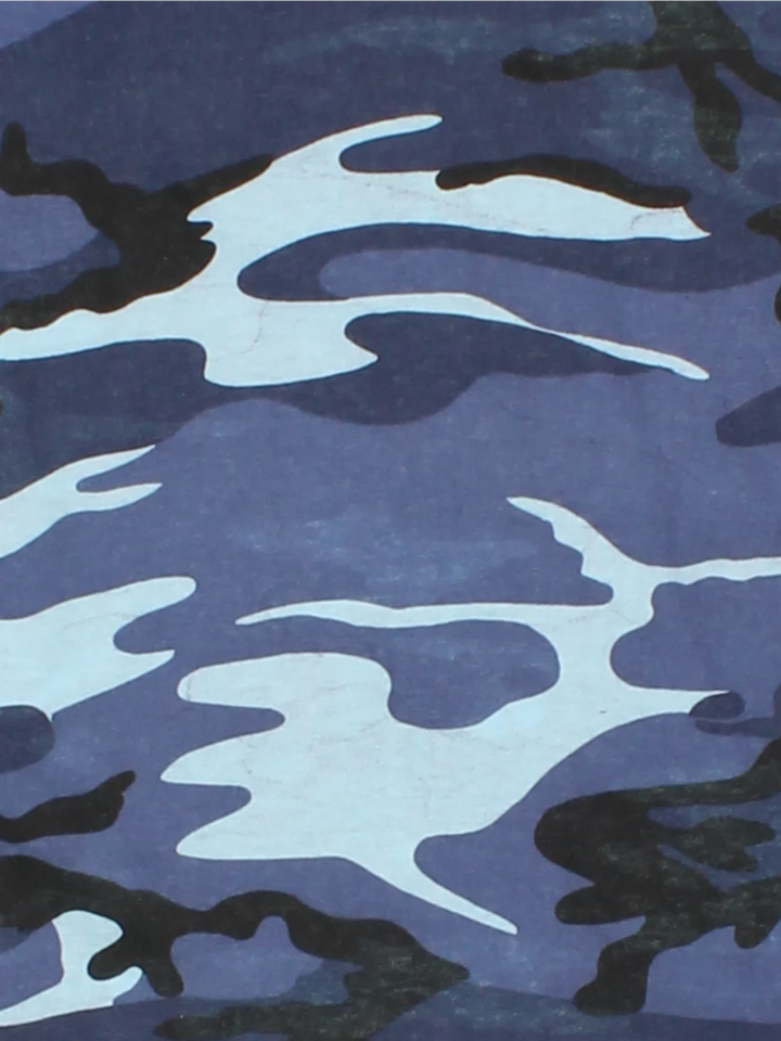 Camouflage Blue T-Shirt (Size XS)