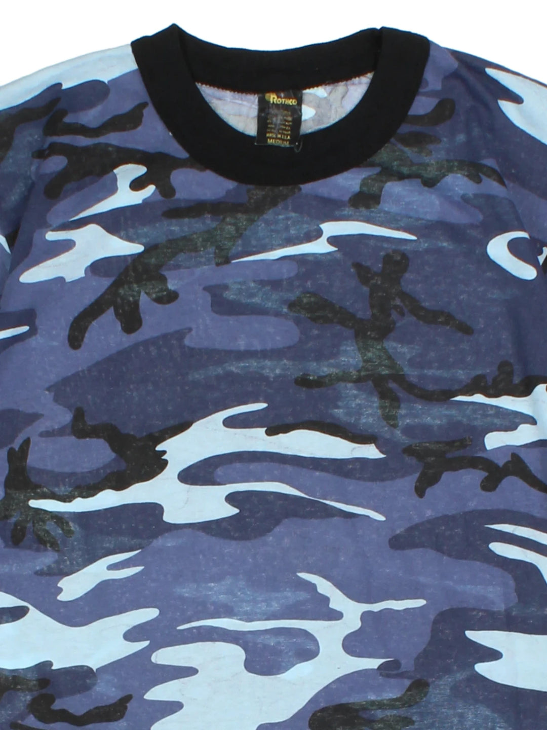 Camouflage Blue T-Shirt (Size XS)