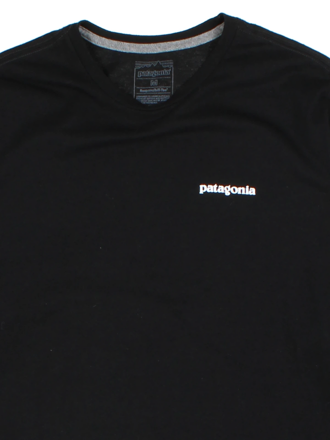 Patagonia Black Long Sleeve T-Shirt (Size M)