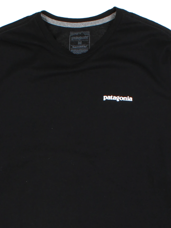 Patagonia Black Long Sleeve T-Shirt (Size M)