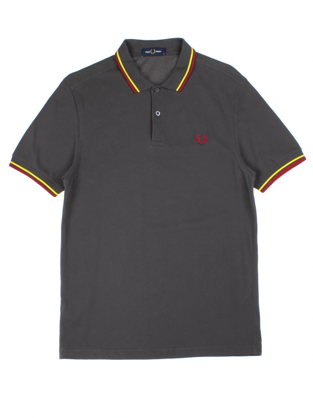 Fred Perry Grey Polo Shirt (Size S)
