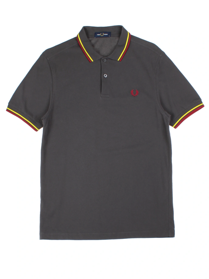 Fred Perry Grey Polo Shirt (Size S)