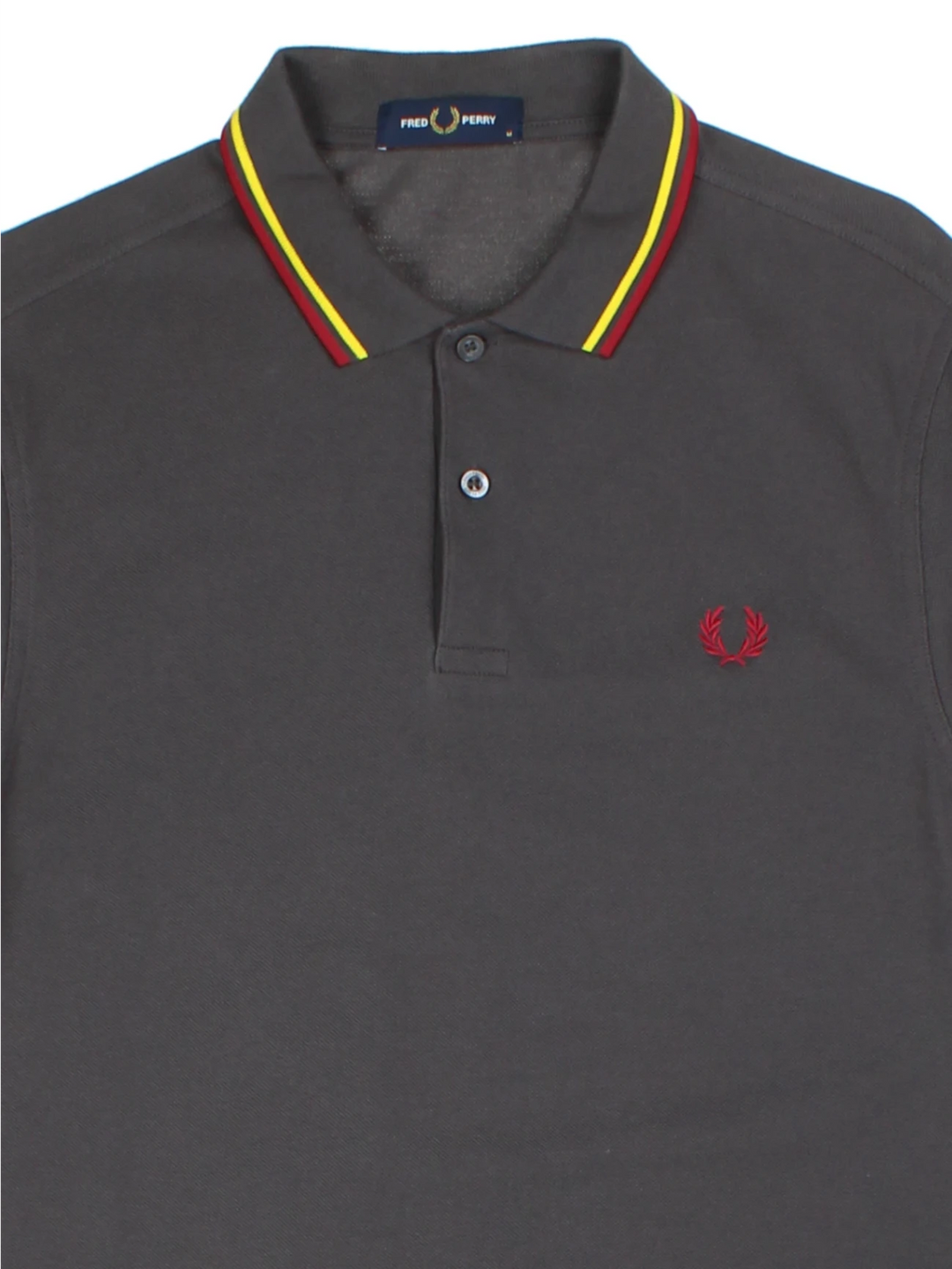 Fred Perry Grey Polo Shirt (Size S)