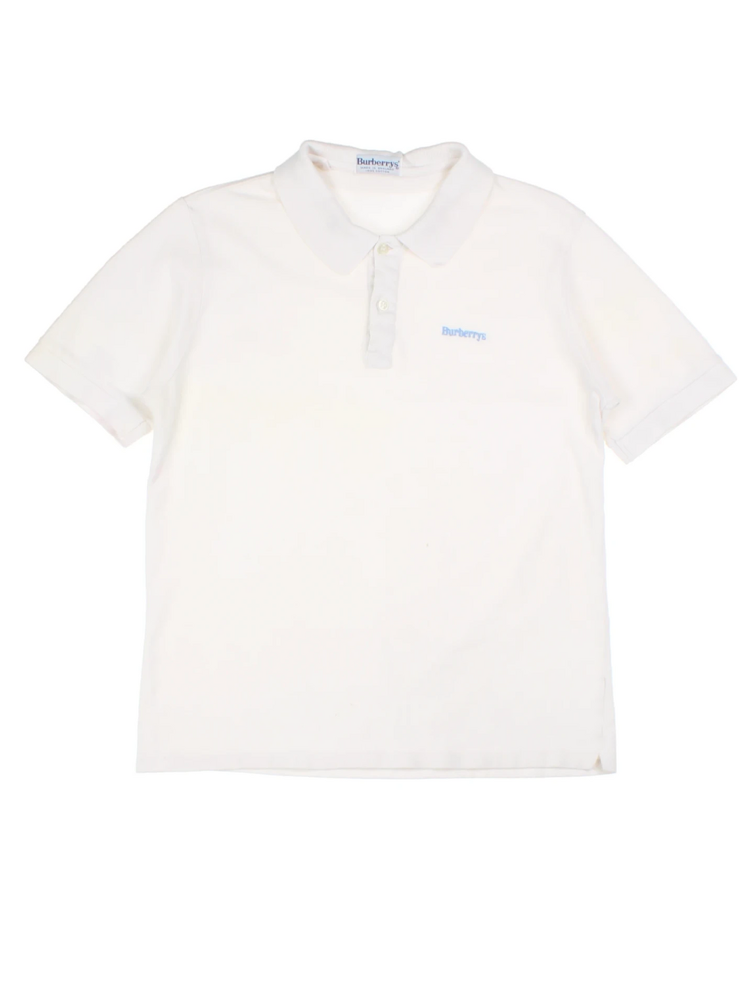Burberry White Polo Shirt (Size M)