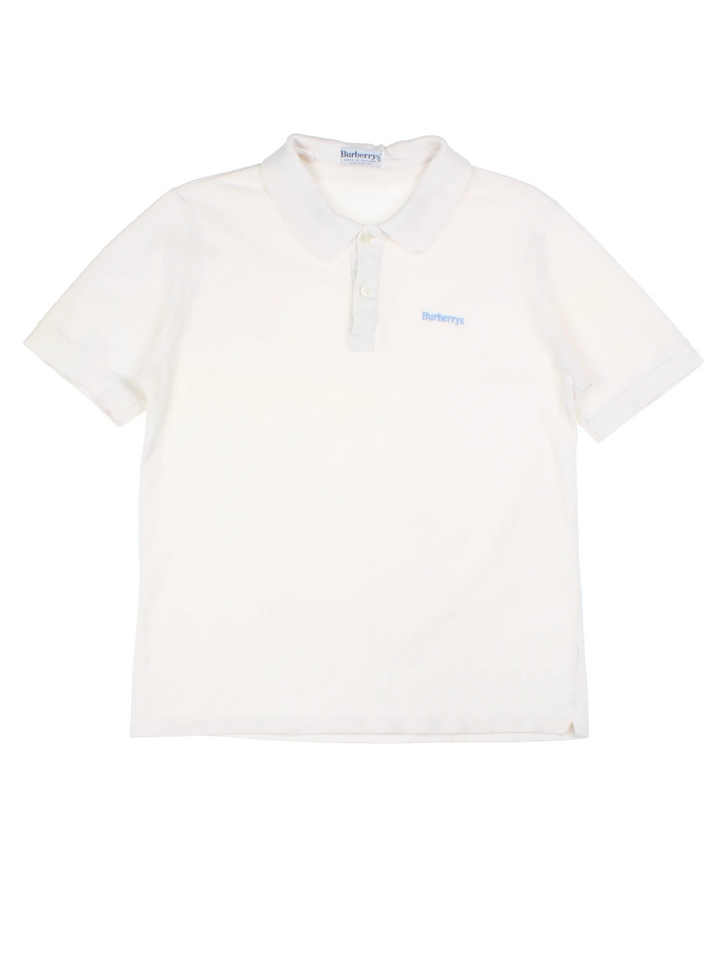 Burberry White Polo Shirt (Size M)