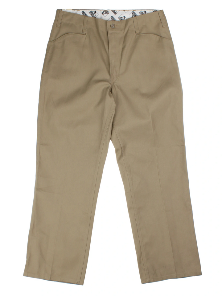 Ben Davis Tan Straight Leg Work Trousers (UK XL)