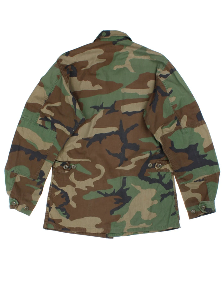 US Army Multicolor Woodland Camo Jacket (Size S)