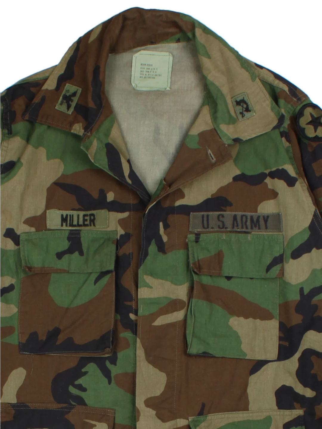 Vintage Green Camo Field Jacket (Size M)