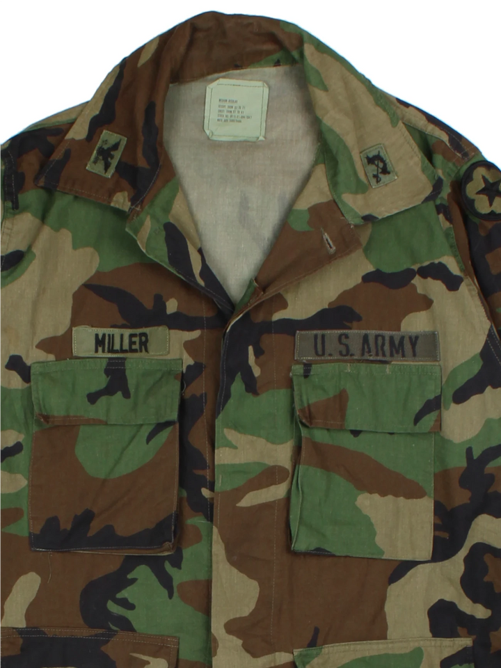 Vintage Green Camo Field Jacket (Size M)