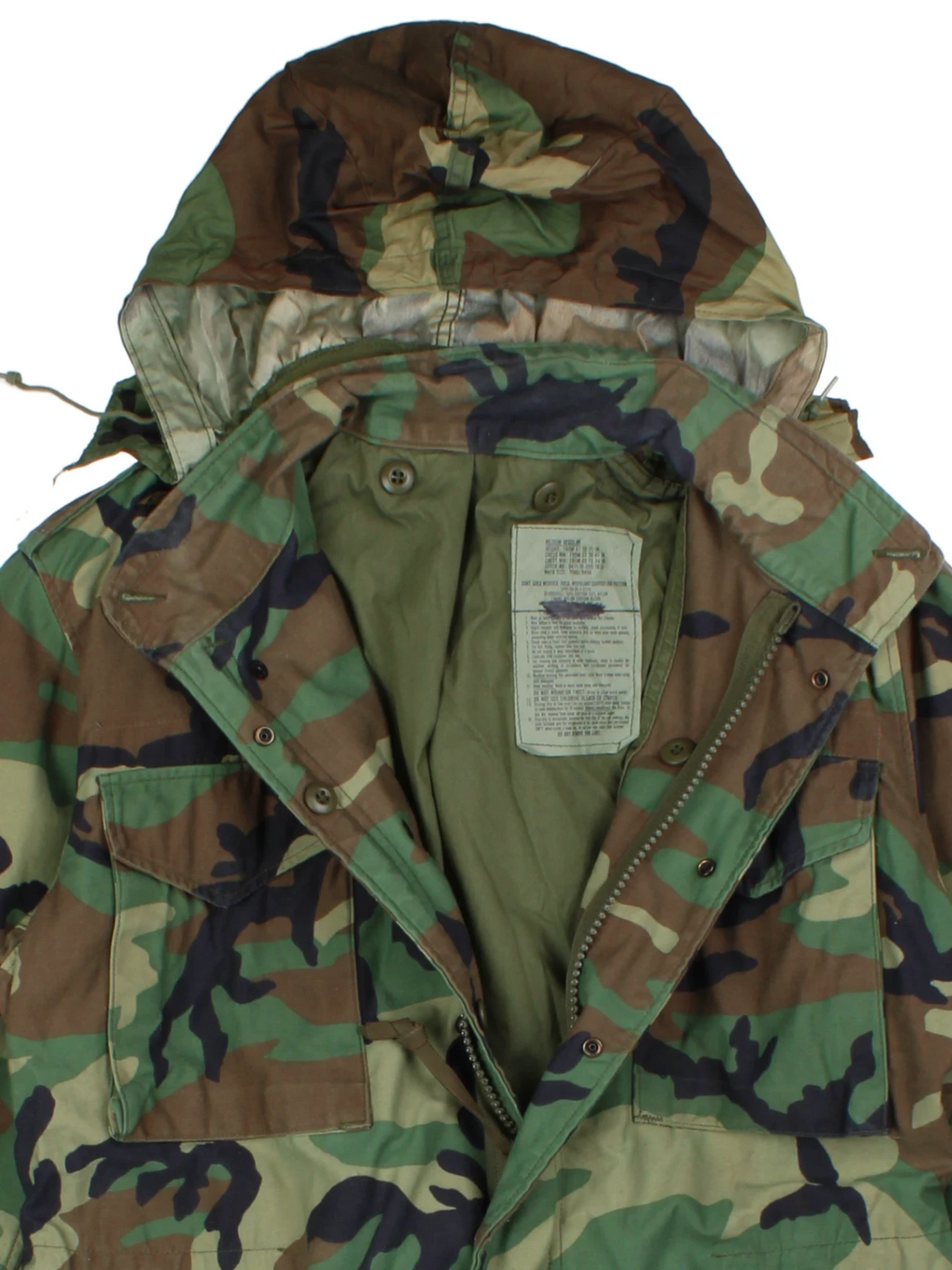 Vintage Green M-65 Field Jacket (Size M)