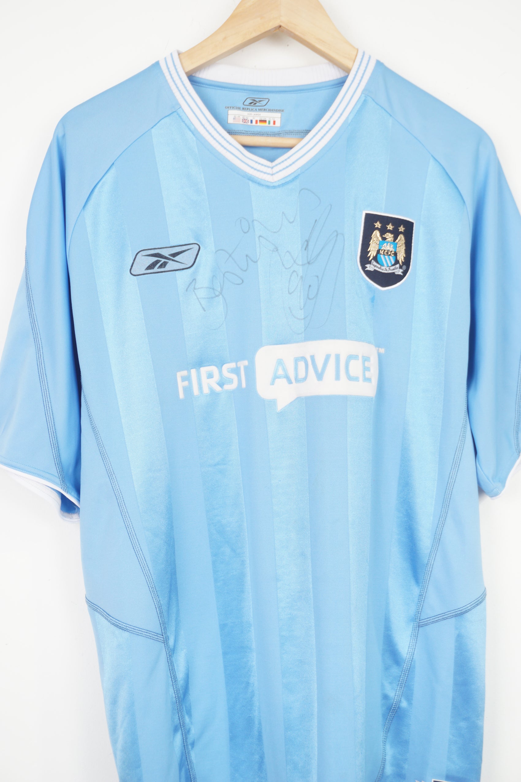2003-2004 Manchester City Home Football Shirt (Size L) – VintageFolk